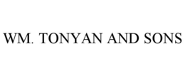 WM. TONYAN AND SONS trademark