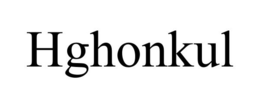 HGHONKUL trademark
