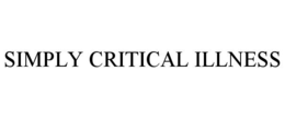 SIMPLY CRITICAL ILLNESS trademark