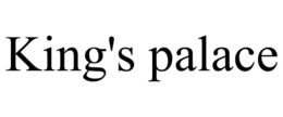 KING'S PALACE trademark