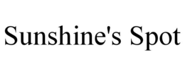 SUNSHINE'S SPOT trademark