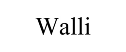 WALLI trademark