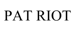 PAT RIOT trademark