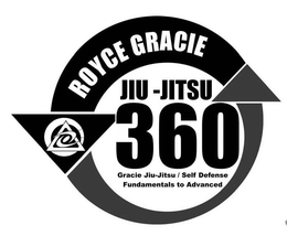 ROYCE GRACIE JIU JITSU 360 GRACIE JIU-JITSU / SELF DEFENSE FUNDAMENTALS TO ADVANCED trademark