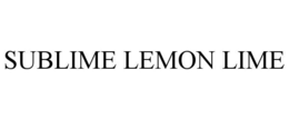 SUBLIME LEMON LIME trademark