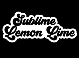 SUBLIME LEMON LIME trademark