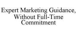 EXPERT MARKETING GUIDANCE, WITHOUT FULL-TIME COMMITMENT trademark