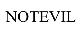 NOTEVIL trademark