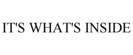 IT'S WHAT'S INSIDE trademark