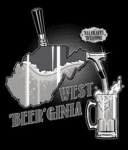 · ALL CRAFTS · WELCOME WEST 'BEER'GINIA trademark