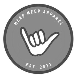 MEEP MEEP APPAREL EST. 2022 trademark