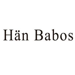 HÄN BABOS trademark
