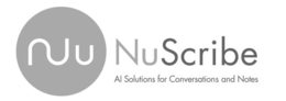 NU NUSCRIBE AI SOLUTIONS FOR CONVERSATIONS AND NOTES trademark