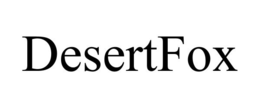 DESERTFOX trademark