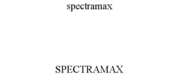 SPECTRAMAX SPECTRAMAX trademark