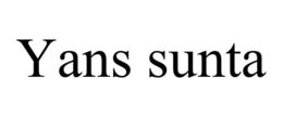 YANS SUNTA trademark
