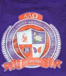 ALPHA DELTA OMEGA MILITARY SORORITY, INC. EST. OCT 2022 A trademark