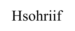 HSOHRIIF trademark