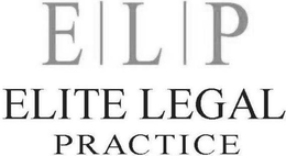 ELP ELITE LEGAL PRACTICE trademark