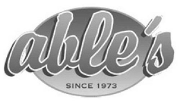 ABLE'S SINCE 1973 trademark