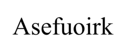 ASEFUOIRK trademark
