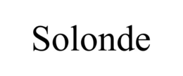 SOLONDE trademark