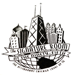 THE SIGNATURE ROOM AT THE NINETY-FIFTH THE RESTAURANT CHICAGO LOOKS UP TO trademark