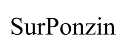 SURPONZIN trademark