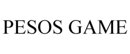 PESOS GAME trademark