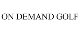 ON DEMAND GOLF trademark
