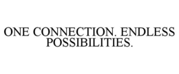 ONE CONNECTION. ENDLESS POSSIBILITIES. trademark