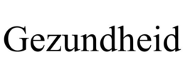 GEZUNDHEID trademark