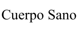CUERPO SANO trademark