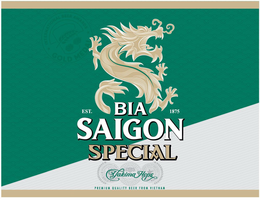 BIA SAIGON SPECIAL EST. 1875 YAKIMA HOPS PREMIUM QUALITY BEER FROM VIETNAM INTERNATIONAL BEER AWARDS GOLD MEDAL INTERNATIONAL QUALITY GOLD MEDAL PREMIUM QUALITY BEER FROM VIETNAM trademark