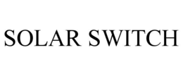 SOLAR SWITCH trademark
