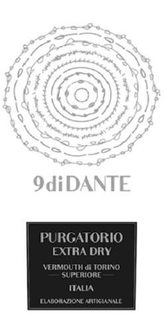 9DIDANTE PURGATORIO EXTRA DRY VERMOUTH DI TORINO SUPERIORE ITALIA ELABORAZIONE ARTIGIANALE trademark