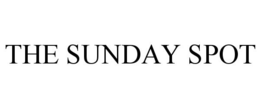 THE SUNDAY SPOT trademark
