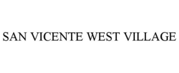 SAN VICENTE WEST VILLAGE trademark