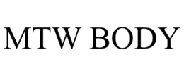 MTW BODY trademark