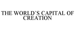 THE WORLD'S CAPITAL OF CREATION trademark