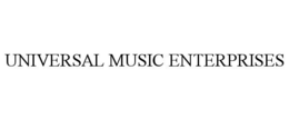 UNIVERSAL MUSIC ENTERPRISES trademark