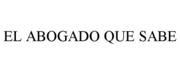 EL ABOGADO QUE SABE trademark