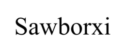 SAWBORXI trademark