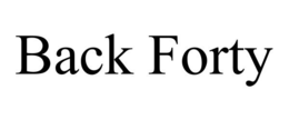 BACK FORTY trademark