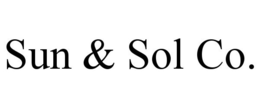 SUN & SOL CO. trademark