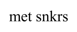 MET SNKRS trademark
