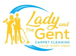 THE LADY AND THE GENT CARPET CLEANING LOVIN' EVERY FIBER! trademark