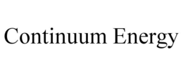 CONTINUUM ENERGY trademark
