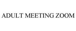 ADULT MEETING ZOOM trademark
