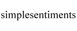SIMPLESENTIMENTS trademark